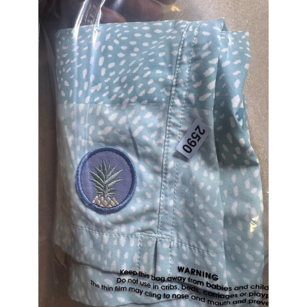 Chubbies Mens Blue White‎ Speckled Ombre Swim Trunks Pineapple Patch SP22BAS0054 - Picture 8 of 8